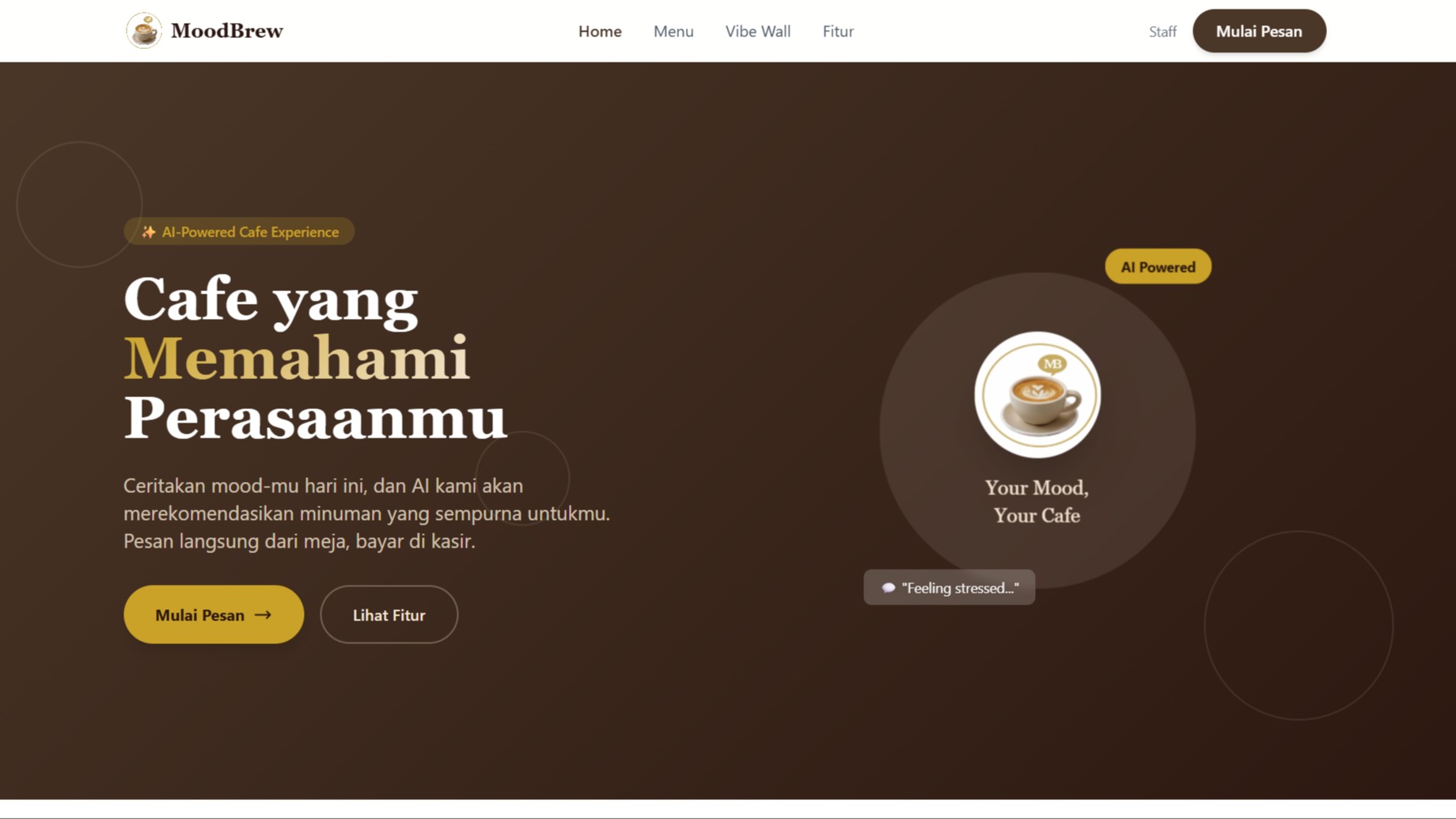 MoodBrew | Cafe that understand you